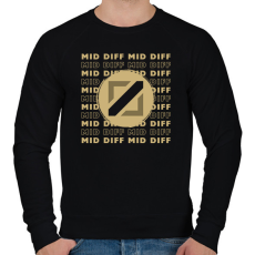 PRINTFASHION League of Legends - MID DIFF - Férfi pulóver - Fekete