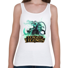 PRINTFASHION league of legends Thresh - Női atléta - Fehér női trikó