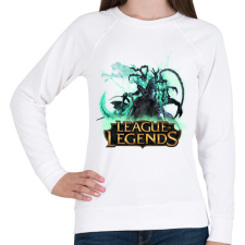 PRINTFASHION league of legends Thresh - Női pulóver - Fehér női pulóver, kardigán