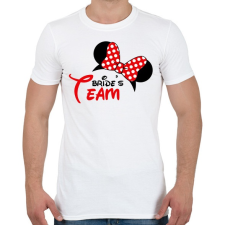 PRINTFASHION Leánybúcsú - Bride's Team - Férfi póló - Fehér férfi póló
