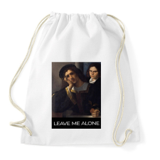 PRINTFASHION Leave me alone - Sportzsák, Tornazsák - Fehér tornazsák