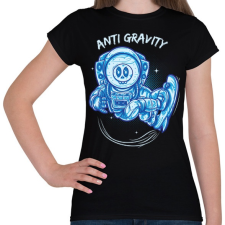 PRINTFASHION Lebegés - Női póló - Fekete női póló