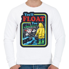 PRINTFASHION Lebegj Pennywise-szal - Férfi pulóver - Fehér férfi pulóver, kardigán