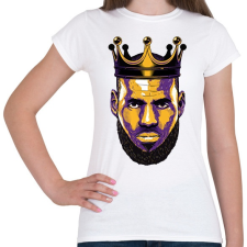 PRINTFASHION Lebron James - Női póló - Fehér női póló