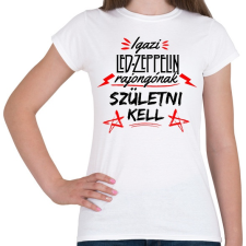 PRINTFASHION Led Zeppelin - Női póló - Fehér női póló