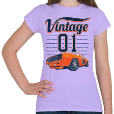 PRINTFASHION Lee tábornok - Női póló - Viola