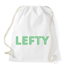 PRINTFASHION Lefty - Sportzsák, Tornazsák - Fehér tornazsák