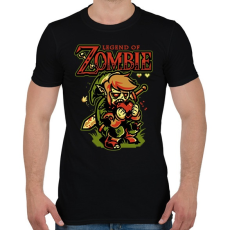 PRINTFASHION Legend of Zombie - Férfi póló - Fekete
