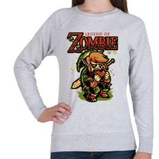 PRINTFASHION Legend of Zombie - Női pulóver - Sport szürke