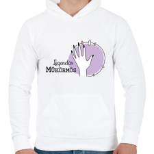 PRINTFASHION Legendás műkörmös - Férfi kapucnis pulóver - Fehér női pulóver, kardigán