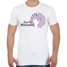 PRINTFASHION Legendás műkörmös - Férfi póló - Fehér férfi póló