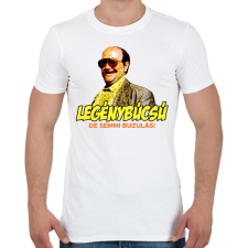 PRINTFASHION Legénybúcsú, de semmi buzulás - Férfi póló - Fehér férfi póló