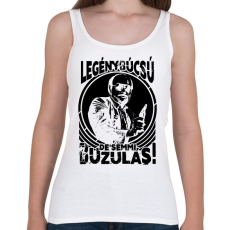 PRINTFASHION Legénybúcsú de semmi buzulás - Női atléta - Fehér