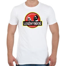 PRINTFASHION Legénybúcsú - farkasfalka blackout 2 - Férfi póló - Fehér