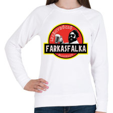 PRINTFASHION Legénybúcsú - farkasfalka blackout - Női pulóver - Fehér női pulóver, kardigán