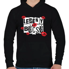 PRINTFASHION Legénybúcsú - Férfi kapucnis pulóver - Fekete férfi pulóver, kardigán