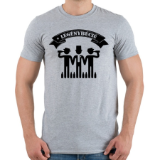 PRINTFASHION Legénybúcsú - Férfi póló - Sport szürke férfi póló