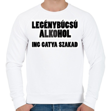 PRINTFASHION Legénybúcsú - Férfi pulóver - Fehér