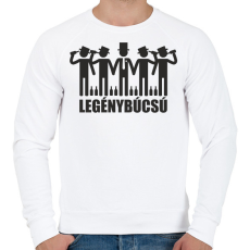 PRINTFASHION Legénybúcsú - Férfi pulóver - Fehér