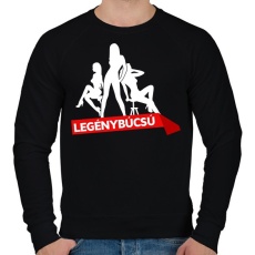 PRINTFASHION Legénybúcsú - Férfi pulóver - Fekete