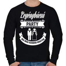 PRINTFASHION Legénybúcsú - Férfi pulóver - Fekete