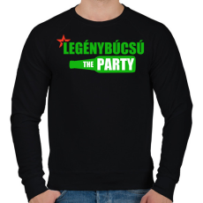 PRINTFASHION Legénybúcsú - Férfi pulóver - Fekete