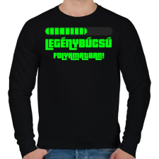 PRINTFASHION Legénybúcsú folyamatban - Férfi pulóver - Fekete férfi pulóver, kardigán