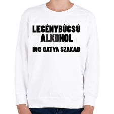 PRINTFASHION Legénybúcsú - Gyerek pulóver - Fehér gyerek pulóver, kardigán