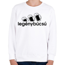 PRINTFASHION Legénybúcsú - Gyerek pulóver - Fehér gyerek pulóver, kardigán