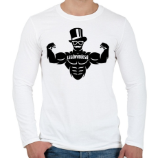 PRINTFASHION Legénybúcsú gyúrósoknak - Férfi hosszú ujjú póló - Fehér