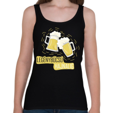 PRINTFASHION Legénybúcsú hajnalig - Női atléta - Fekete női trikó