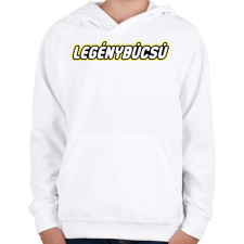 PRINTFASHION legenybucsu-lego - Gyerek kapucnis pulóver - Fehér gyerek pulóver, kardigán