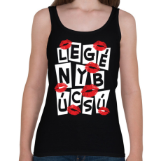PRINTFASHION Legénybúcsú - Női atléta - Fekete