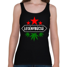 PRINTFASHION Legénybúcsú  - Női atléta - Fekete női trikó