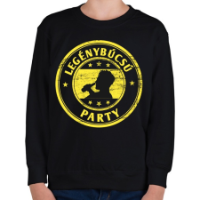 PRINTFASHION Legénybúcsú party - Gyerek pulóver - Fekete gyerek pulóver, kardigán