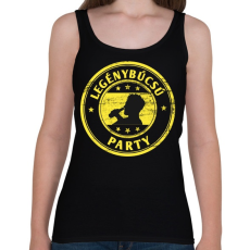 PRINTFASHION Legénybúcsú party - Női atléta - Fekete