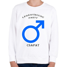 PRINTFASHION Legénybúcsú PCS - Gyerek pulóver - Fehér gyerek pulóver, kardigán
