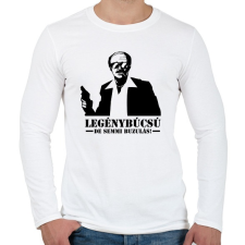 PRINTFASHION Legénybúcsú Torrente - Férfi hosszú ujjú póló - Fehér férfi póló