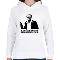 PRINTFASHION Legénybúcsú Torrente - Női kapucnis pulóver - Fehér