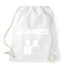 PRINTFASHION Legénybúcsú végjáték - Sportzsák, Tornazsák - Fehér