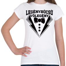 PRINTFASHION Legénybúcsú vőlegény - Női póló - Fehér női póló