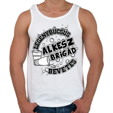 PRINTFASHION LEGÉNYBÚCSÚS ALKESZ BRIGÁD - Férfi atléta - Fehér atléta, trikó