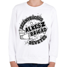 PRINTFASHION LEGÉNYBÚCSÚS ALKESZ BRIGÁD - Gyerek pulóver - Fehér