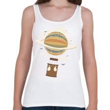 PRINTFASHION Léghajó - Női atléta - Fehér női trikó