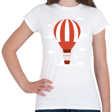 PRINTFASHION Léghajó - Női póló - Fehér