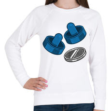 PRINTFASHION Léghoki - Női pulóver - Fehér