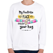 PRINTFASHION Legjobb a karjaidban - Gyerek pulóver - Fehér gyerek pulóver, kardigán