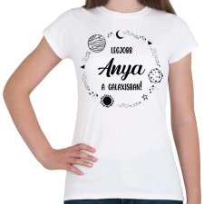 PRINTFASHION Legjobb anya a galaxisban - Női póló - Fehér női póló