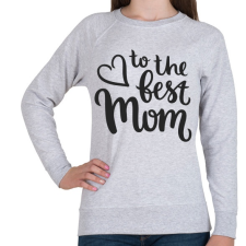 PRINTFASHION Legjobb Anyuka - Női pulóver - Sport szürke női pulóver, kardigán