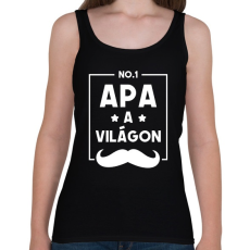 PRINTFASHION Legjobb Apa a világon - Női atléta - Fekete